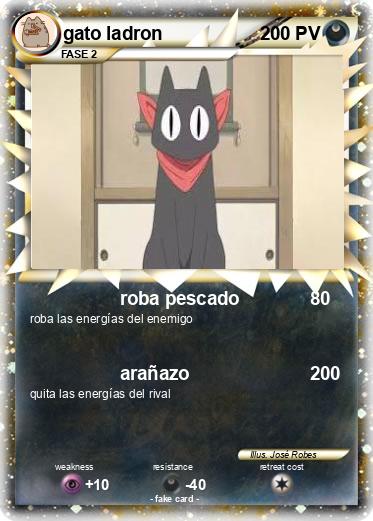 Pokemon gato ladron