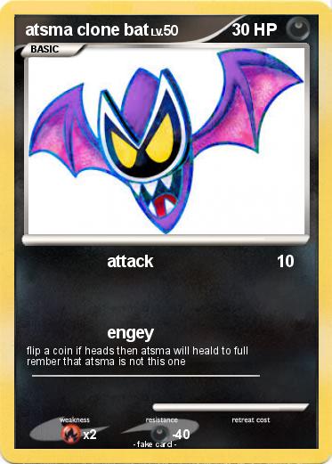 Pokemon atsma clone bat