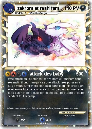 Pokemon zekrom et reshiram