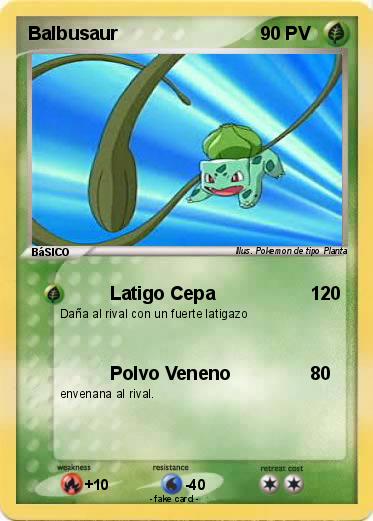 Pokemon Balbusaur