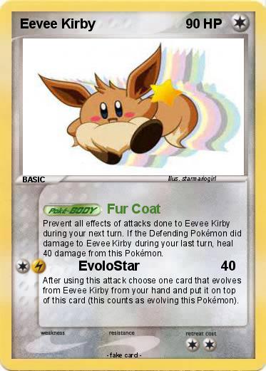Pokemon Eevee Kirby