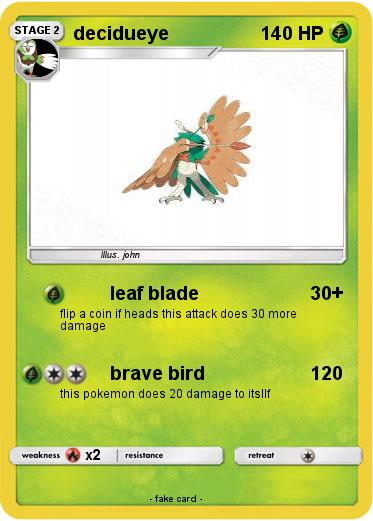 Pokemon decidueye