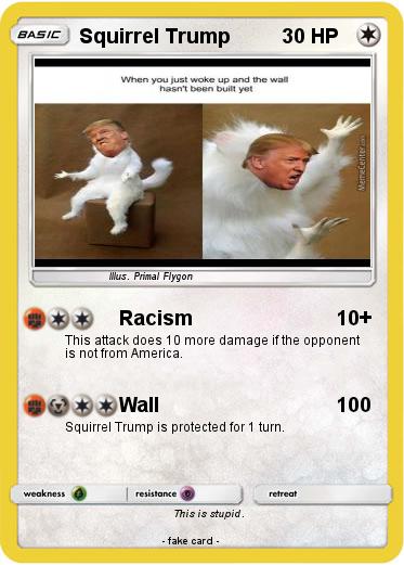 Pokemon Squirrel Trump