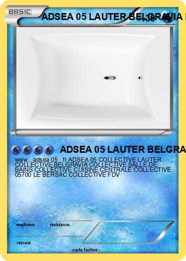 Pokemon ADSEA 05 LAUTER BELGRAVIA FDV
