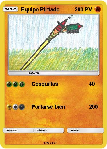 Pokemon Equipo Pintado