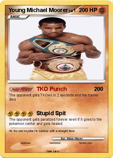Pokemon Young Michael Moorer
