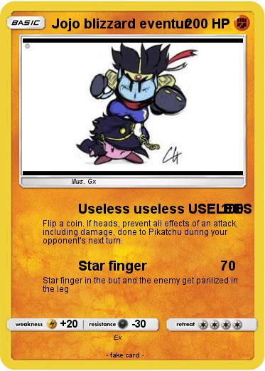 Pokemon Jojo blizzard eventur