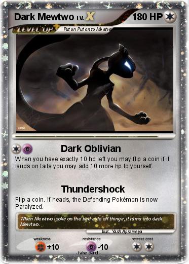 Pokemon Dark Mewtwo