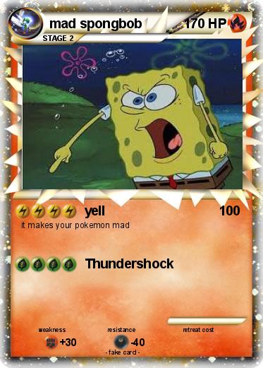 Pokemon mad spongbob