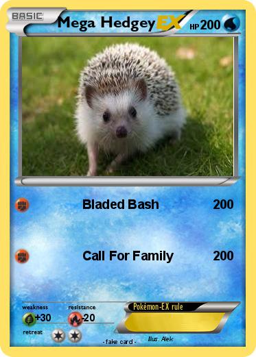 Pokemon Mega Hedgey