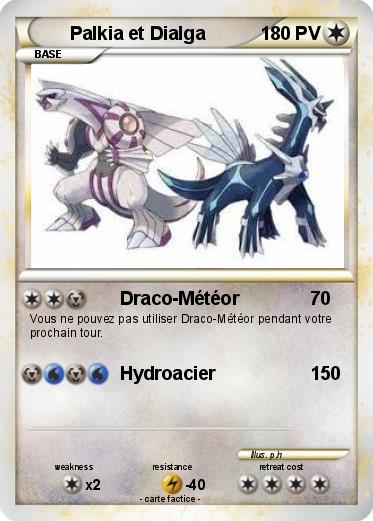Pokemon Palkia et Dialga