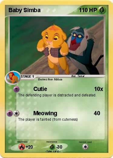 Pokemon Baby Simba