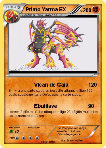 Pokemon Primo Yarma EX