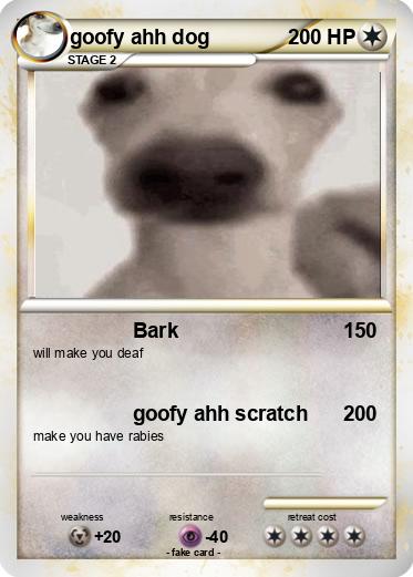 Pokemon goofy ahh dog