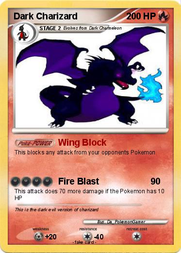 Pokemon Dark Charizard