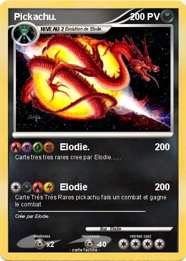 Pokemon Pickachu.