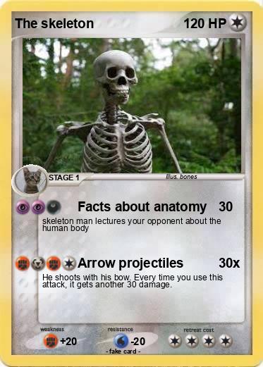 Pokemon The skeleton