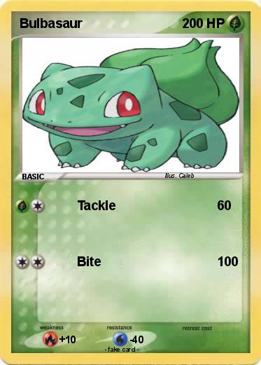 Pokemon Bulbasaur