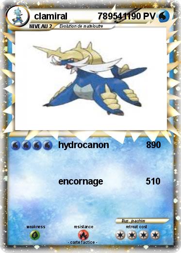 Pokemon clamiral            789541