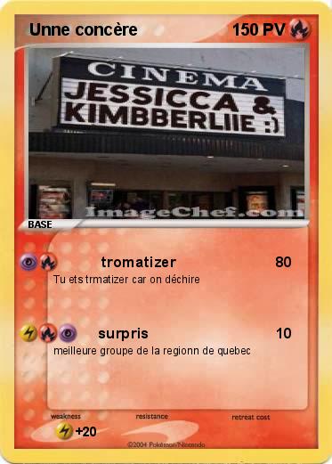 Pokemon  Unne concère 