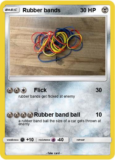 Pokemon Rubber bands