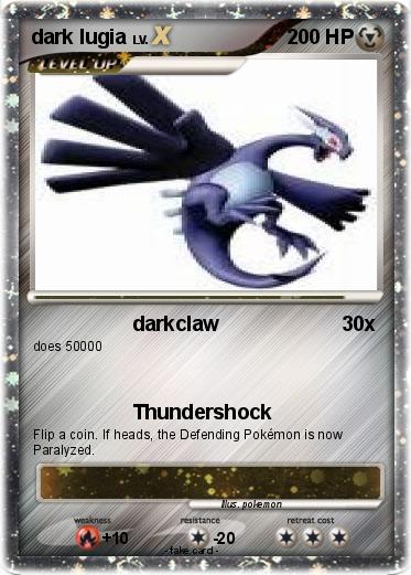 Pokemon dark lugia