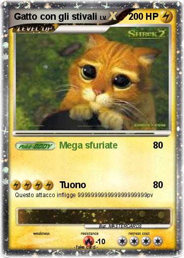 Pokemon Gatto con gli stivali
