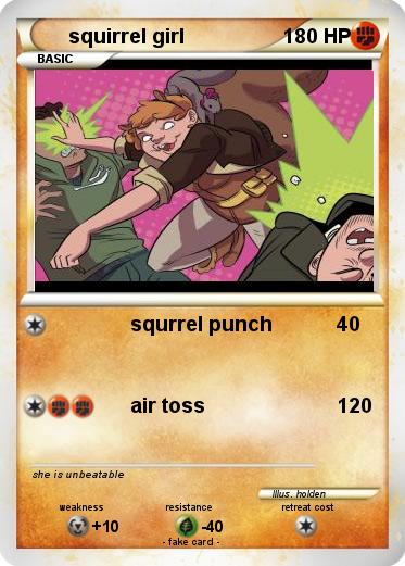 Pokemon squirrel girl