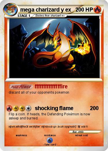 Pokemon mega charizard y ex
