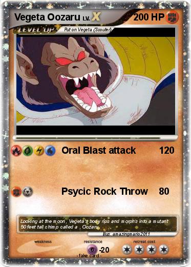Pokemon Vegeta Oozaru