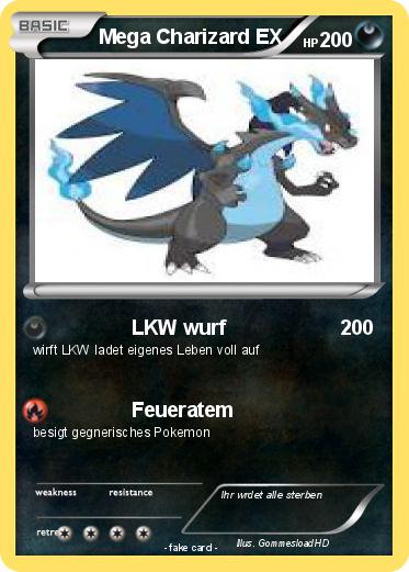 Pokemon Mega Charizard EX