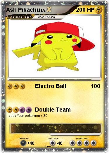 Pokemon Ash Pikachu