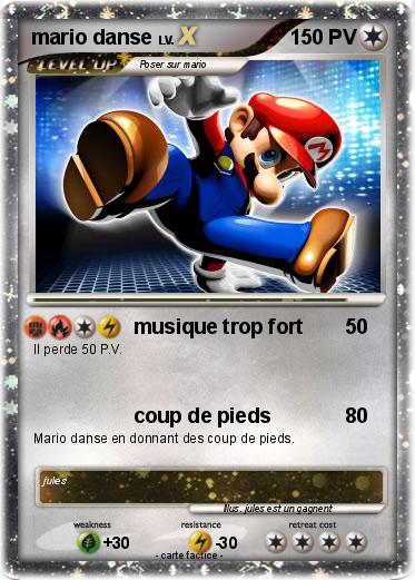 Pokemon mario danse