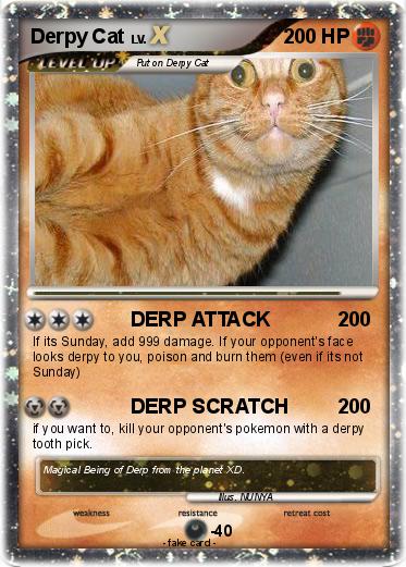 Pokemon Derpy Cat