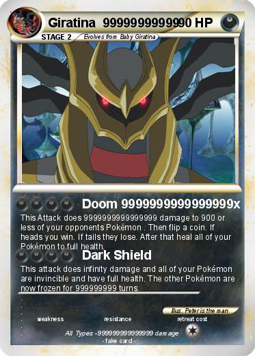 Pokemon Giratina  99999999999