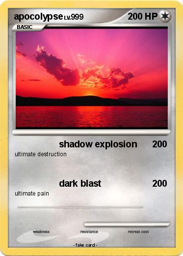 Pokemon apocolypse
