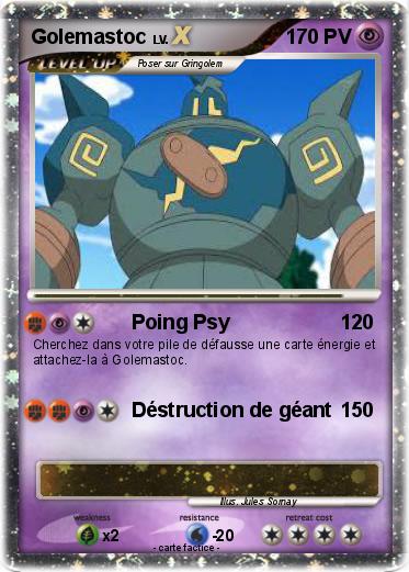 Pokemon Golemastoc