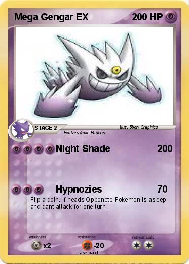 Pokemon Mega Gengar EX