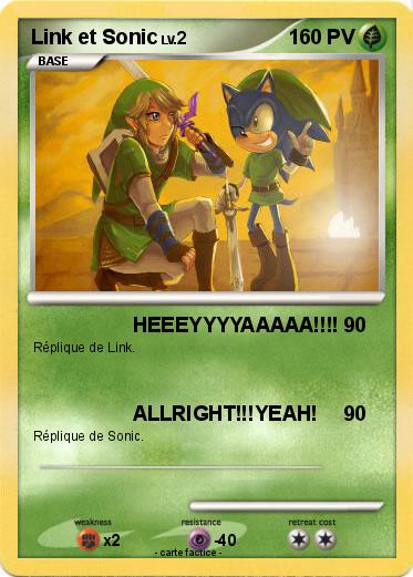 Pokemon Link et Sonic