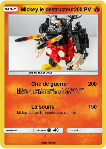 Pokemon Mickey le destructeur