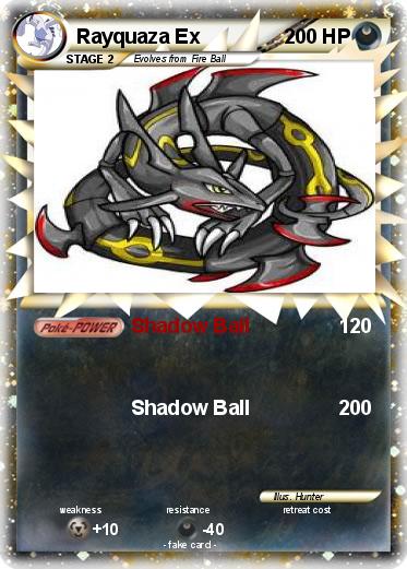 Pokemon Rayquaza Ex