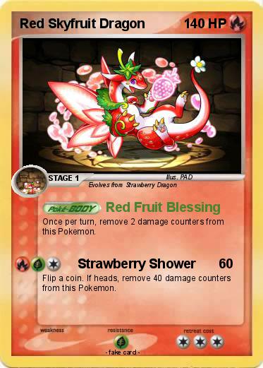 Pokemon Red Skyfruit Dragon