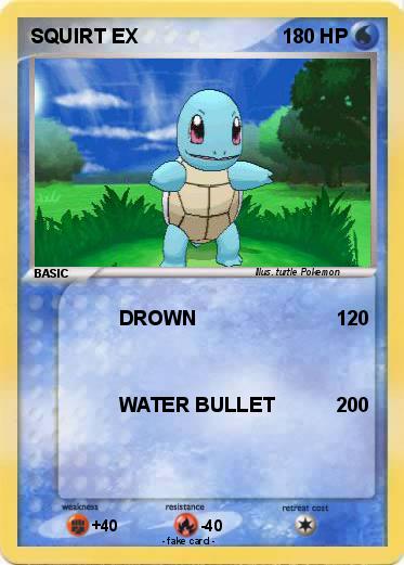 Pokemon SQUIRT EX