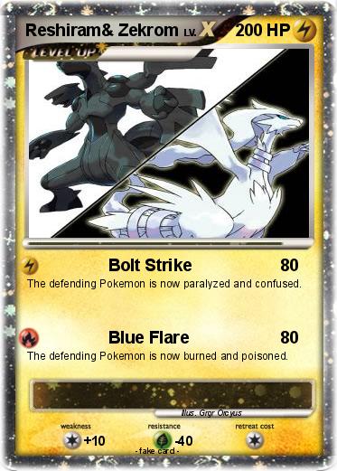 Pokemon Reshiram& Zekrom
