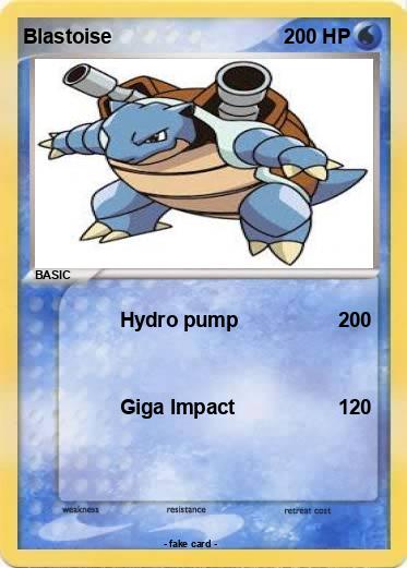 Pokemon Blastoise