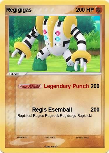 Pokemon Regigigas