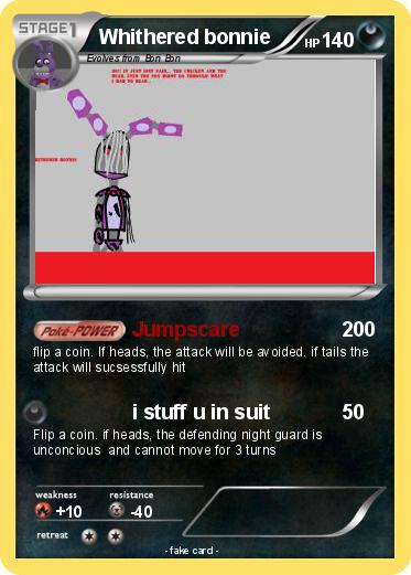 Pokemon Whithered bonnie