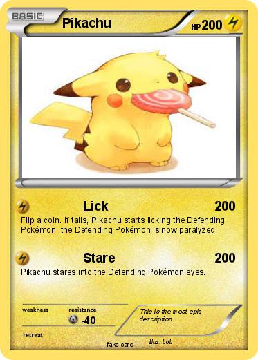 Pokemon Pikachu