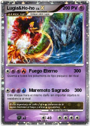 Pokemon Lugia&Ho-ho