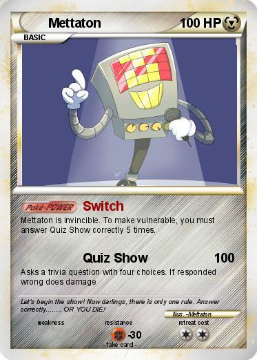 Pokemon Mettaton